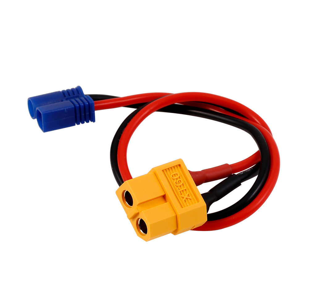 Gens ace XT60 Female to EC2 Male adapter GEAX6F2E2M perfect for NASCAR non spektrum packs