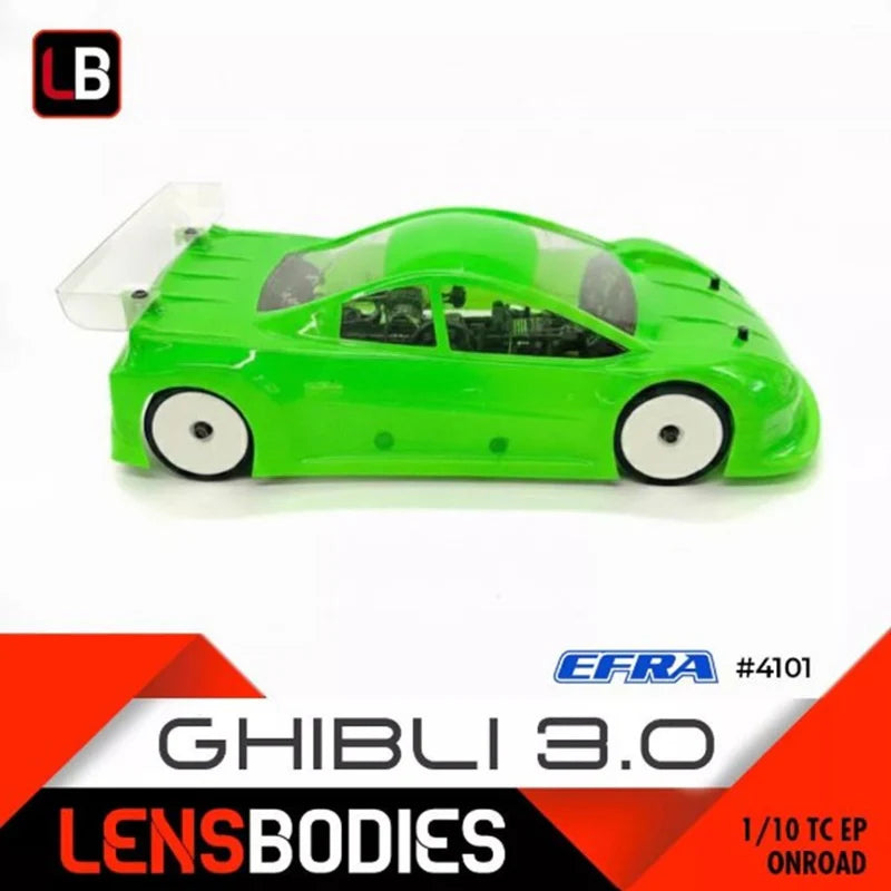 Lens Ghibli 3.0 190mm Touring Car Body LEN3.0GHL-L Lightweight