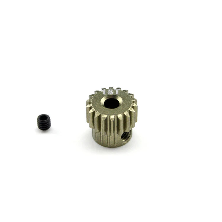 48P Pinion Gear 18t Ultra light-weight and true, aluminum pinion 18 Tooth