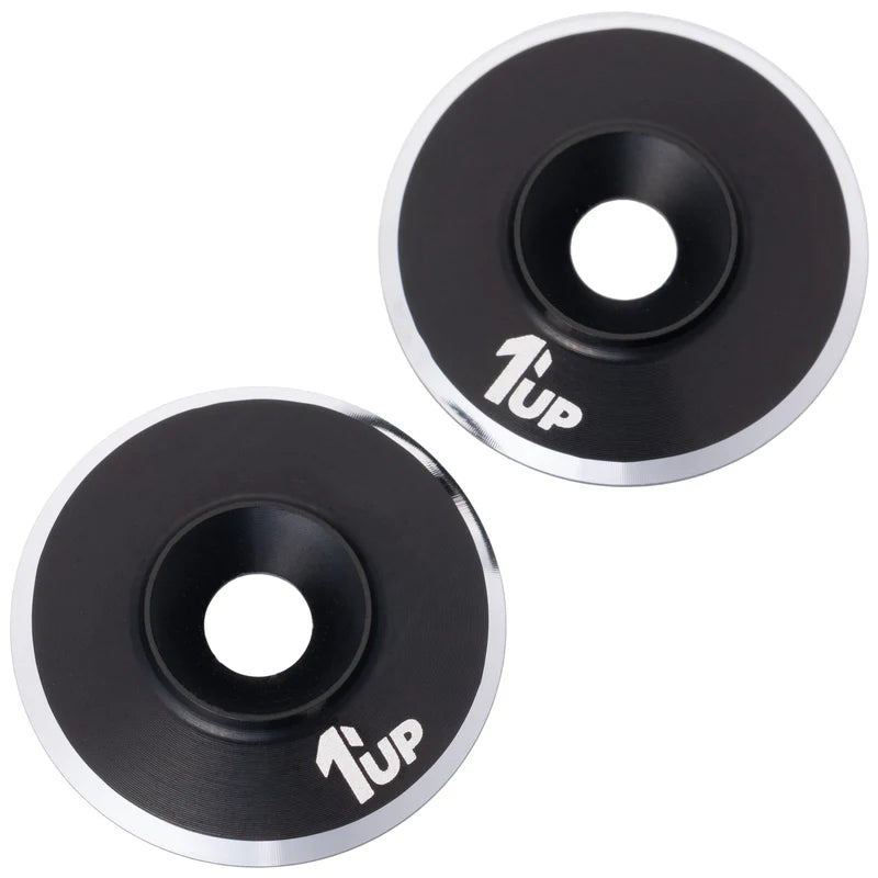 1up Racing 7075 LowPro Wing Washers 820021 Black