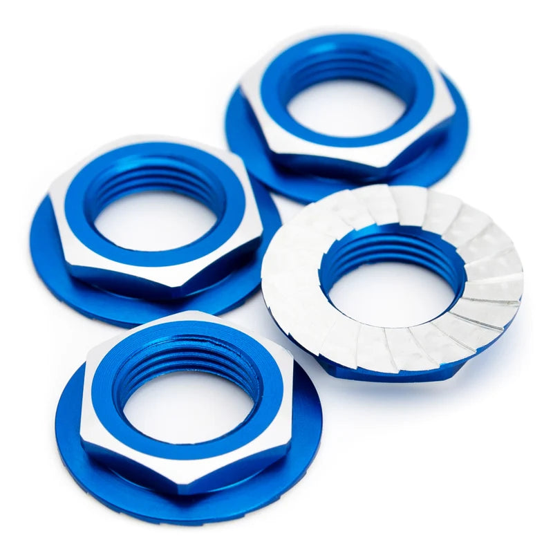 BLUE 1up Racing 7075 Lockdown 17mm Wheel Nuts 87011