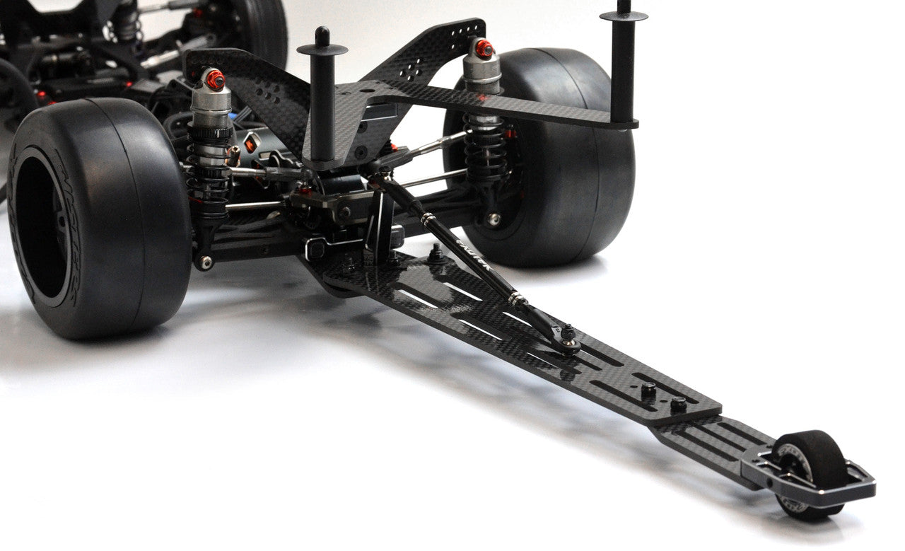 EXO2106 Losi 22 5.0 PRO WHEELIE BAR SET, 3mm cf single wheel style