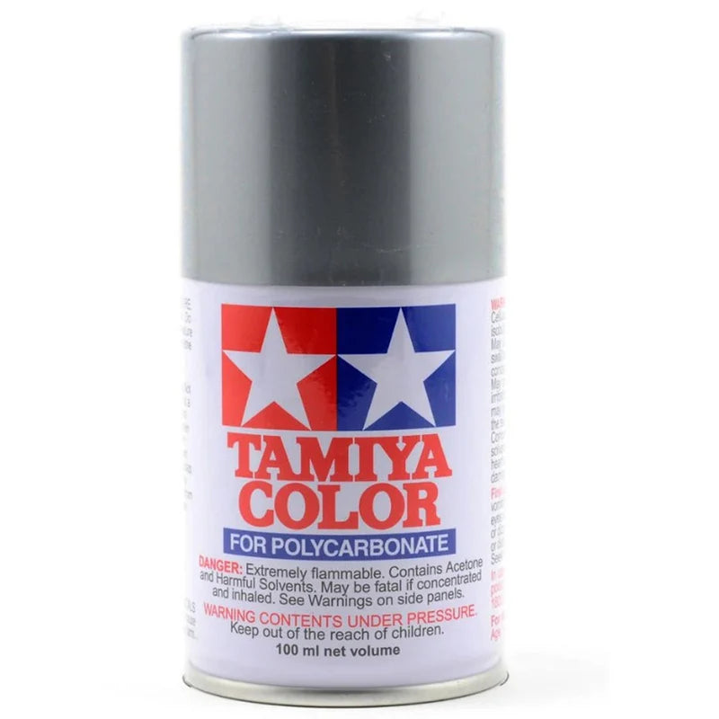 Tamiya PS-12 Silver Lexan Spray Paint (100ml) TAM-86012