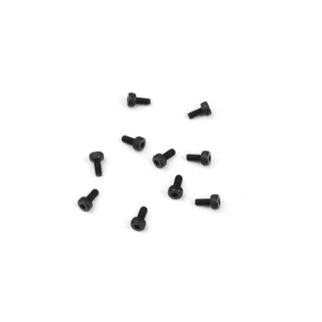 TKR1248 – M2x4mm Cap Head Screws (black, 10pcs) Tekno 1248 2mm bleader screw