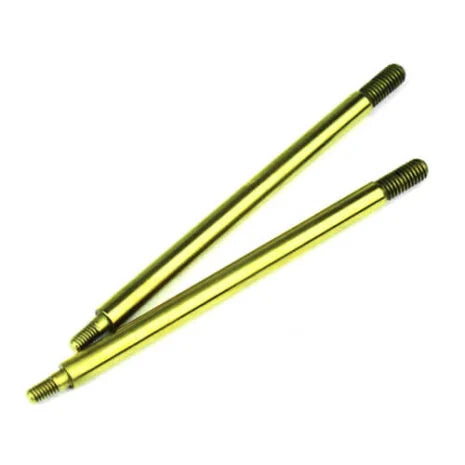 TKR6061T – Shock Shafts (E length, 74.5mm, steel, TiNi coating, 2pcs)