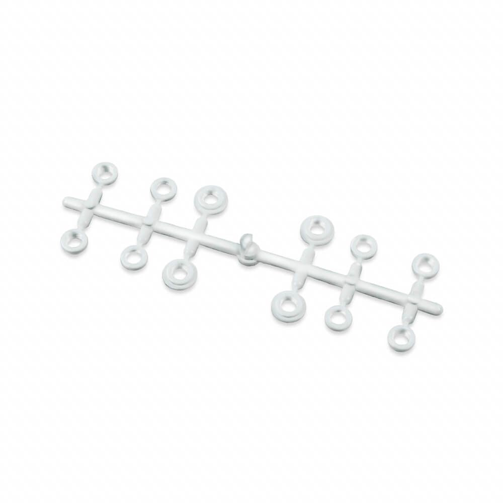 TKR6195 – Shock Shaft Guide Set (precision molded, POM, for 16mm shocks) Tekno NB48 ET48 EB48