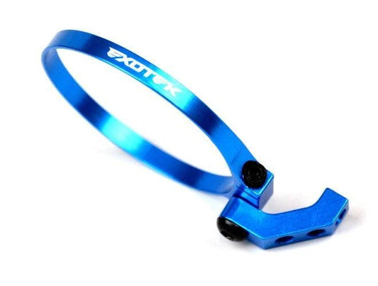 EXO FAN MOUNT- CLAMP ON SET, 1/10 buggies, trucks and sedans BLUE 1718blu EXO1718 1718