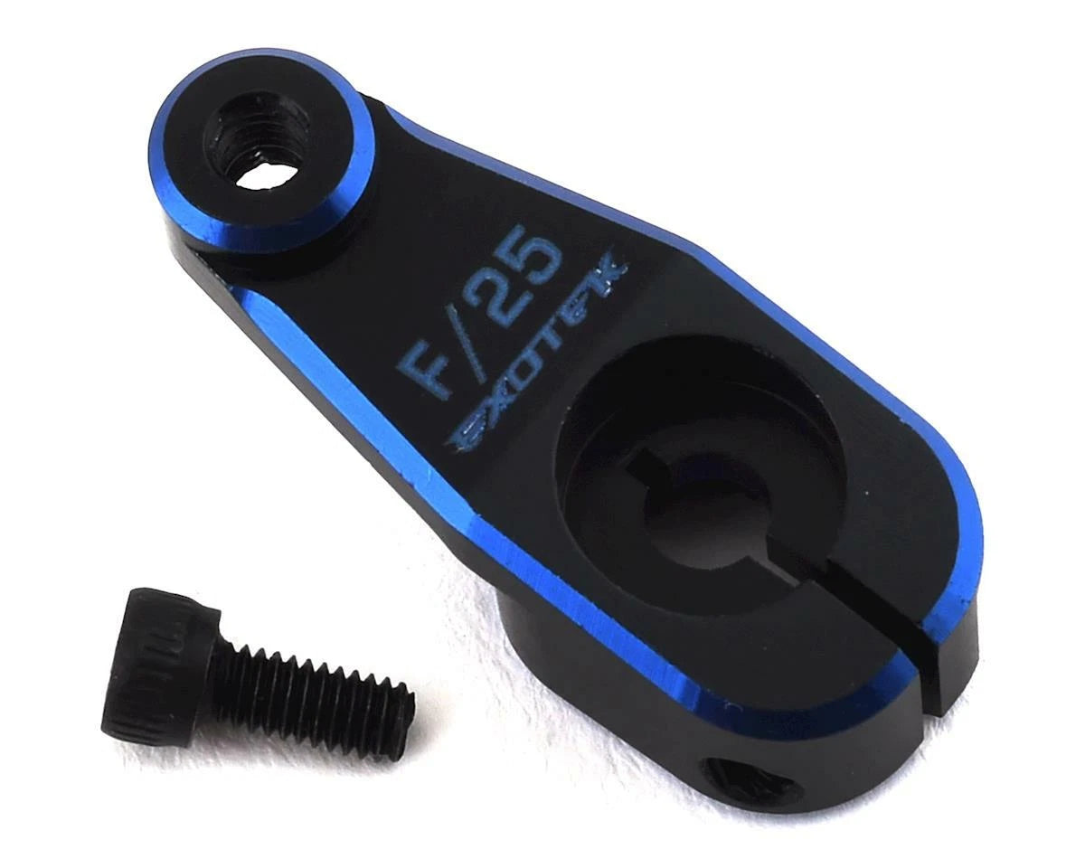 AE HEAVY DUTY SERVO HORN Blue and BLACK, 7075 F/25 EXO1948 1948