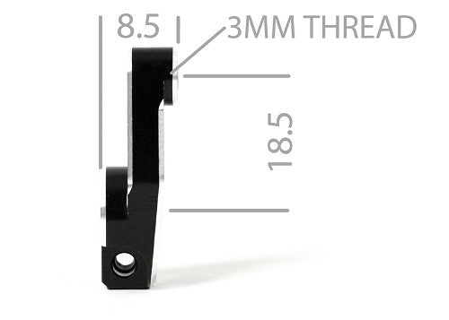 22 HD SERVO HORN F/25, 7075 for 22 series with 3mm ball threads EXO1946 1946