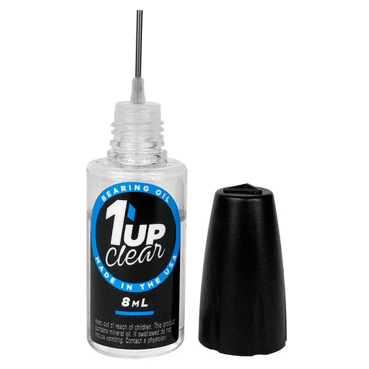 1up Racing Clear Bearing Oil - 8ml Oiler Bottle 1UP120202