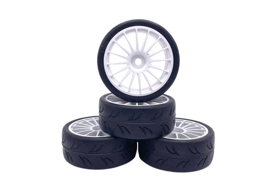 USGT RIDE 24mm Treaded Spec tires set Pre Glued on 16 Spoke Wheels 36071 FWD RID36071