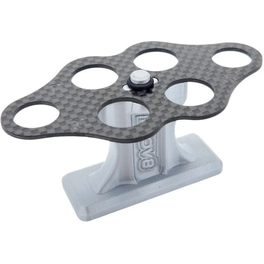 INOV8 3DX Carbon 1/10th Onroad Shock/Diff Rebuild Stand Silver IN8-30017