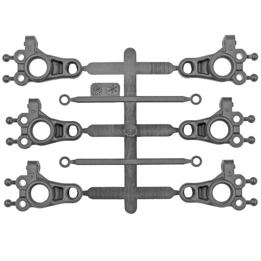 FT RC10TC8 Carbon Steering Block Set ASC 32065 TC8 Knuckle Hub