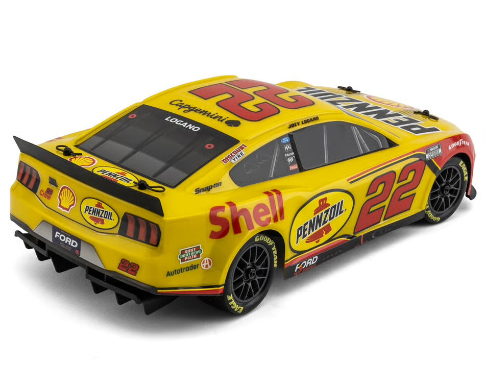 Losi NASCAR #22 Ford Mustang 1/12 2S AWD RTR On-Road Car (Joey Logano) w/ Transmitter, Battery, and Charger