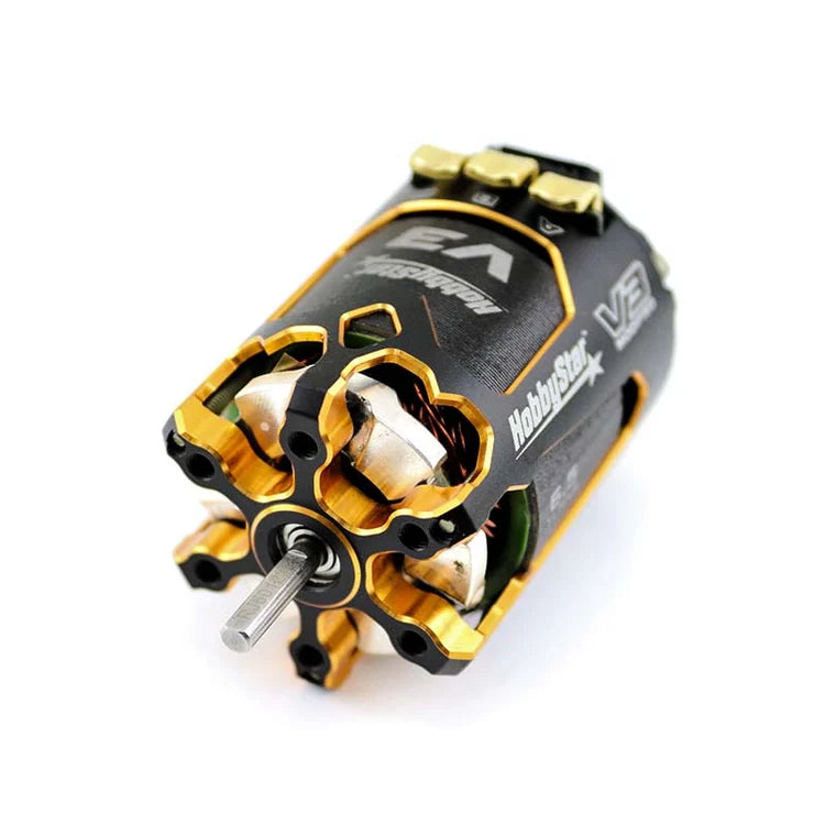 HobbyStar 4.5T 540 Pro V3 Competition Brushless Sensored Motor 375-14-419