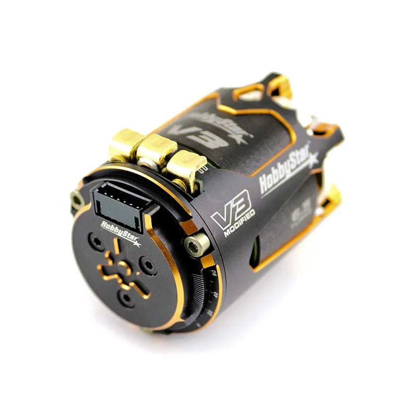 HobbyStar 4.5T 540 Pro V3 Competition Brushless Sensored Motor 375-14-419