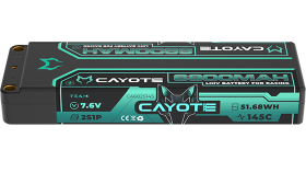 CAYOTE 6800mAh 145C 2S1P LiPo Battery CYE682S145