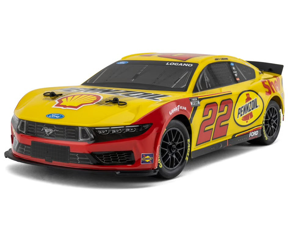 Losi NASCAR #22 Ford Mustang 1/12 2S AWD RTR On-Road Car (Joey Logano) w/ Transmitter, Battery, and Charger