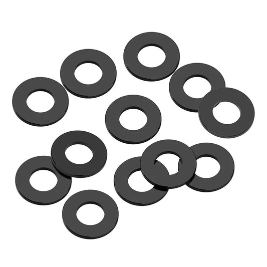 1up Racing Precision Aluminum Shims - 3x6x0.50mm - Black 80302