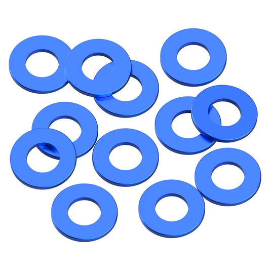 1up Racing Precision Aluminum Shims - 3x6x0.50mm - Dark Blue 80392