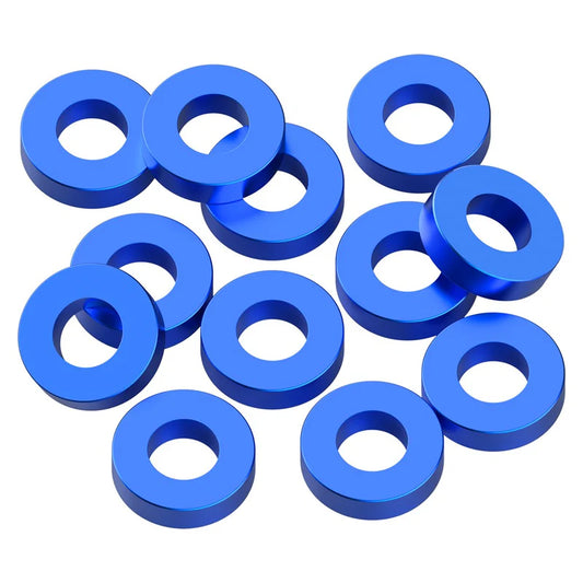 1up Racing Precision Aluminum Shims - 3x6x1.5mm - Dark Blue 80395