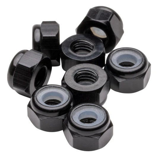 1up Racing Premium Aluminum Locknuts M3 - Black 1UP80505