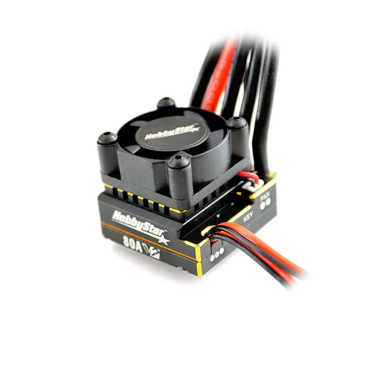 HobbyStar TS80A SENSORED ESC For 380/390 Motors 360-09-023 Brushless Speed control 80A