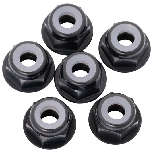 1up Racing 7075 Aluminum Flanged Locknuts - M3 870003