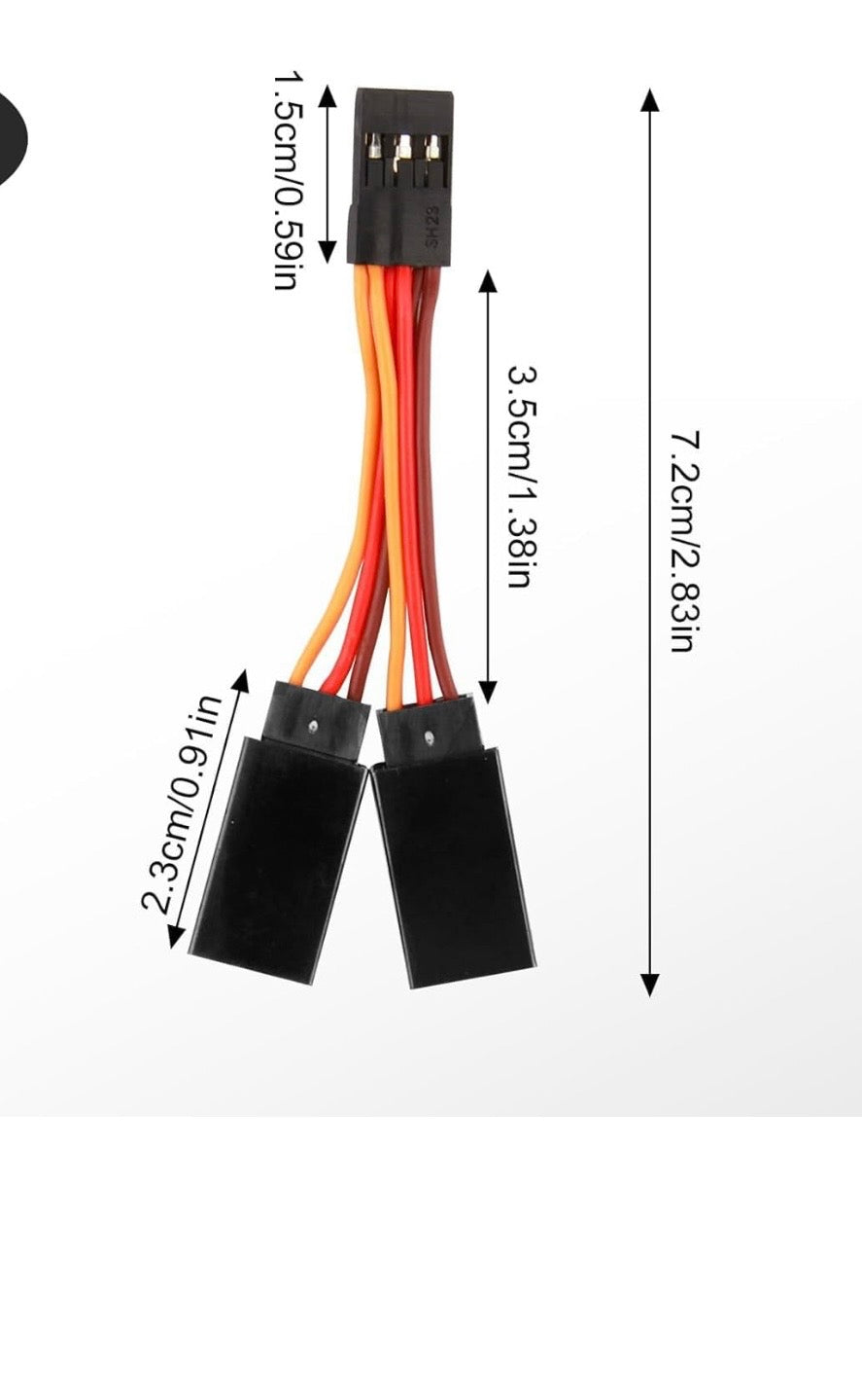 Servo Y Splitter Futaba Compatible
