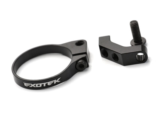 20mm MINI FAN MOUNTBLACK clamp on 7075 for 20mm dia. motors EXO2160BLK 2160 Losi Mini Micro NAscar