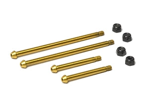 TURBO OPTIMA MID BOLTED HINGE PINS (4), FRONT ARMS, steel with nitride coating 2394 EXO2394