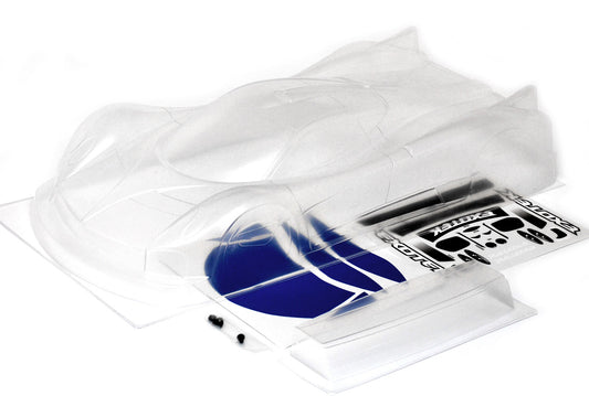 Pzero R 1/10 USGT RACE BODY, clear lexan w/ wing EXO2288