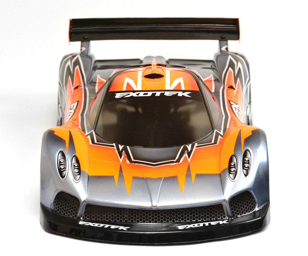 Pzero R 1/10 USGT RACE BODY, clear lexan w/ wing EXO2288