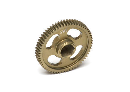 EXO2277 Losi NASCAR / GROM RACING SPUR 59T, LIGHTWEIGHT 7075