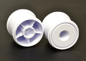 F1 1/10 DISK WHEELS- REAR, WHITE 1 pair for use with Exotek F1 tires only EXO2325 2325