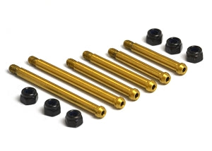 RC10 CLASSIC BOLTED HINGE PINS (6), FRONT ARMS, steel with nitride coating EXO2360