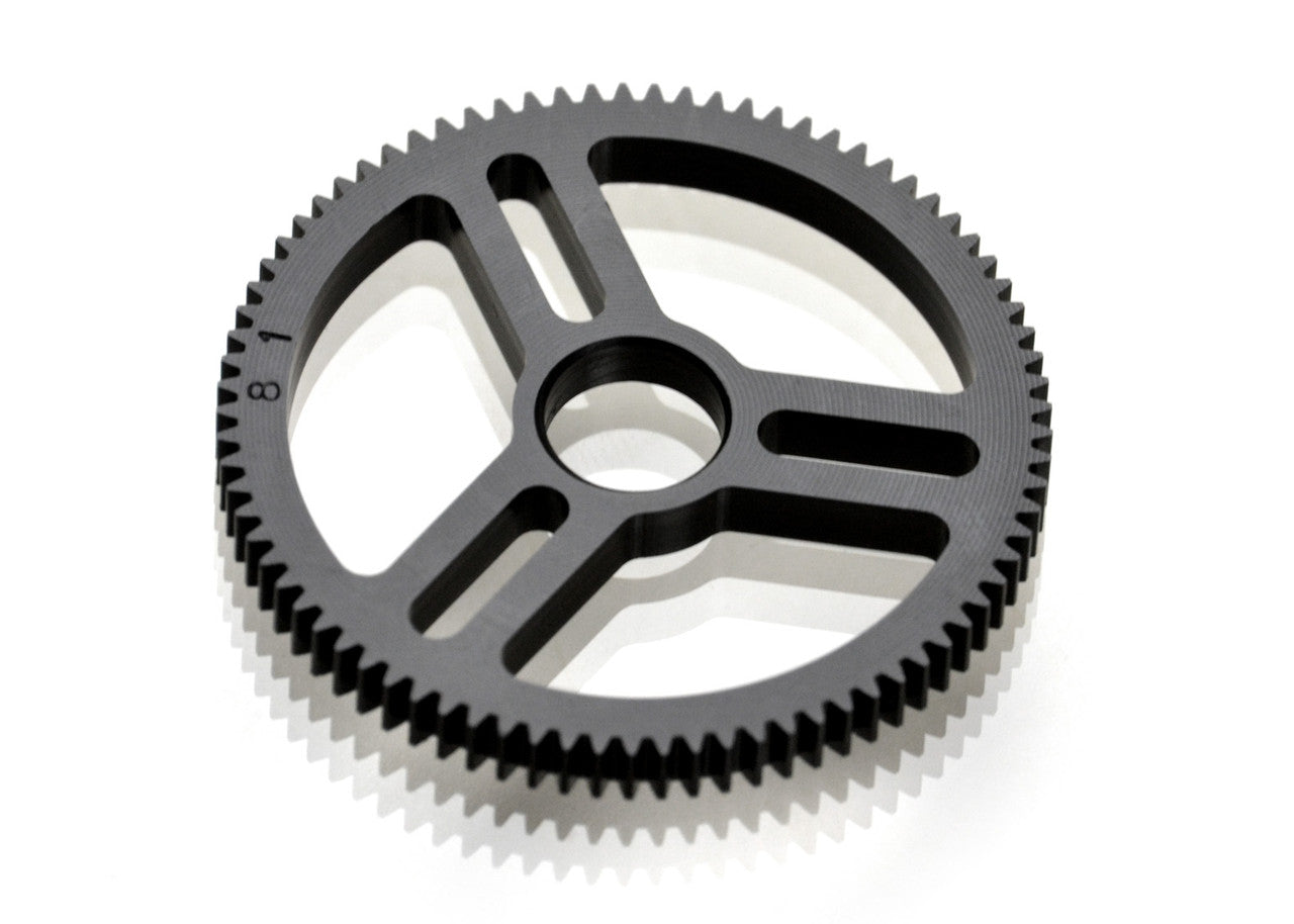 FLITE SPUR GEAR 48P 81T, MACHINED DELRIN for exo spur gear hubs EXO1987 1987
