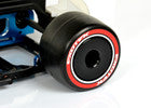 F1 1/10 RUBBER TIRES- REAR 33X (RED-SOFT) EXO2119