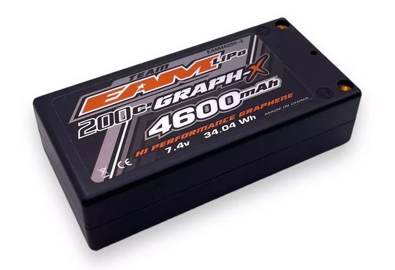 Team EAM 4600mAh 200c 2S LiPo Battery - Super Stock Shorty EAM46200-2
