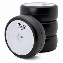 Team Powers 36SU-V2 Pre-Mounted Tires on 1up labeled Dish Wheels TC TIRE