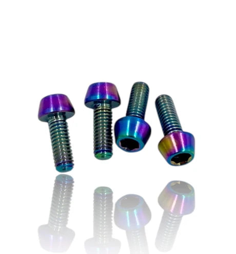 14X3 Flat Top Titanium Socket Head Screw Packs (4pcs)