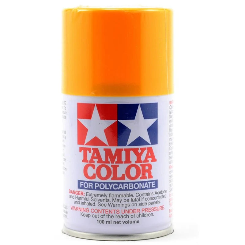 Tamiya PS-24 Fluorescent Orange Lexan Spray Paint (100ml)  TAM-86024
