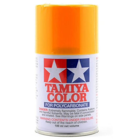 Tamiya PS-24 Fluorescent Orange Lexan Spray Paint (100ml)  TAM-86024