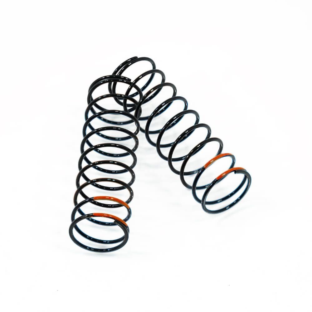 TKR6033D – Shock Spring Set (1.5 x 9.75T, 3.71lb/in, 73mm, orange Tekno 6033D