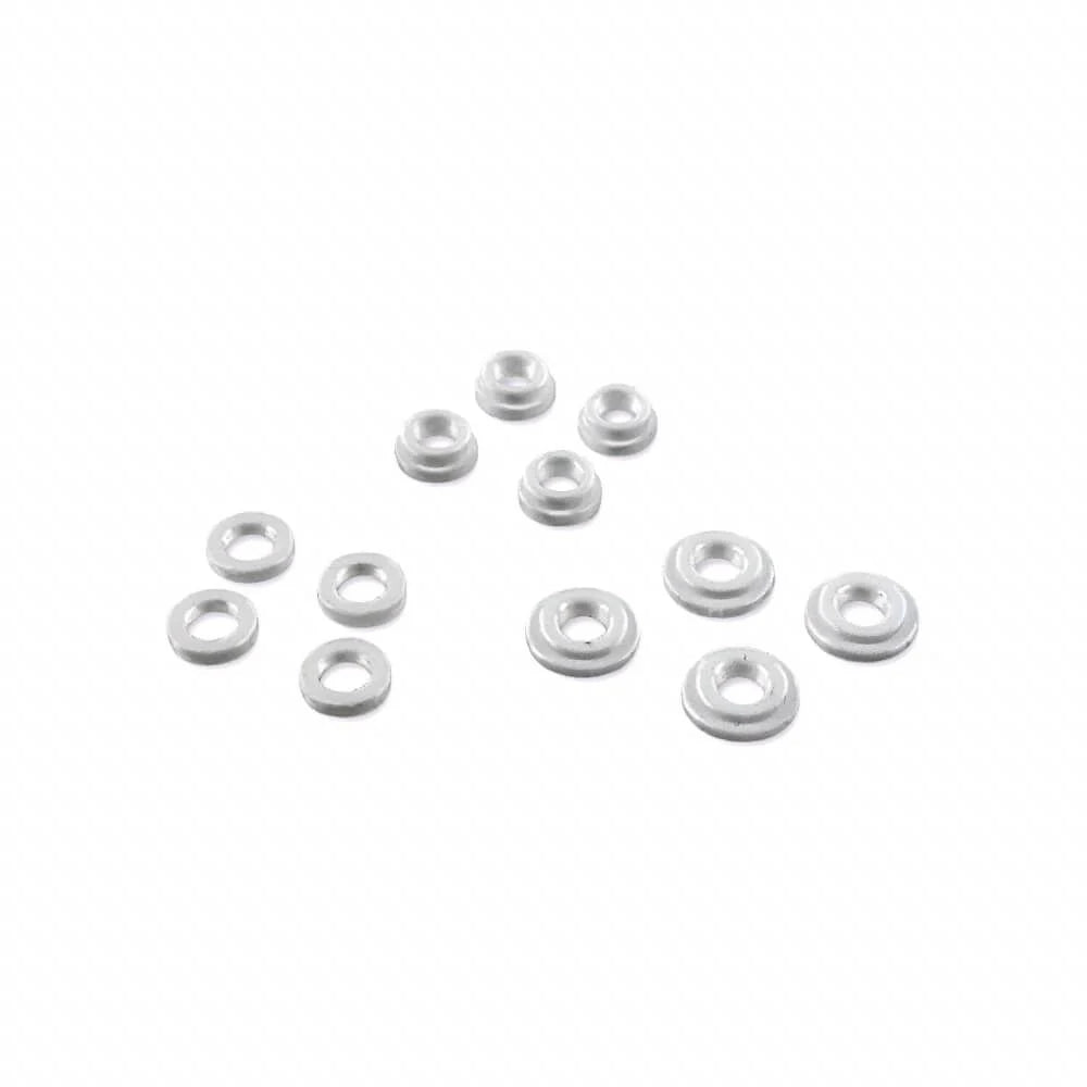 TKR6195 – Shock Shaft Guide Set (precision molded, POM, for 16mm shocks) Tekno NB48 ET48 EB48