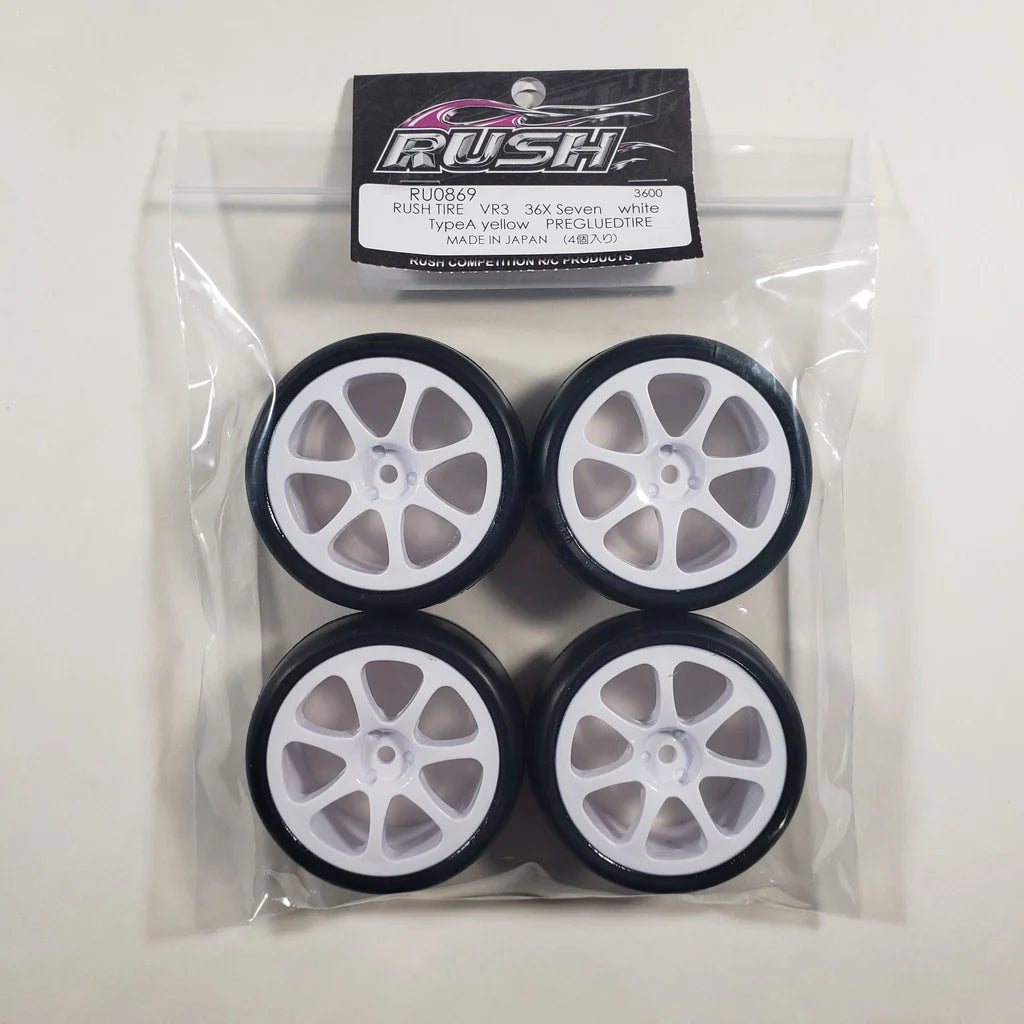 TCS FINALS Control Tire Race SET (marked) GT1 GT2 GT Pro Spec and GTE Rush 36x RU0869a