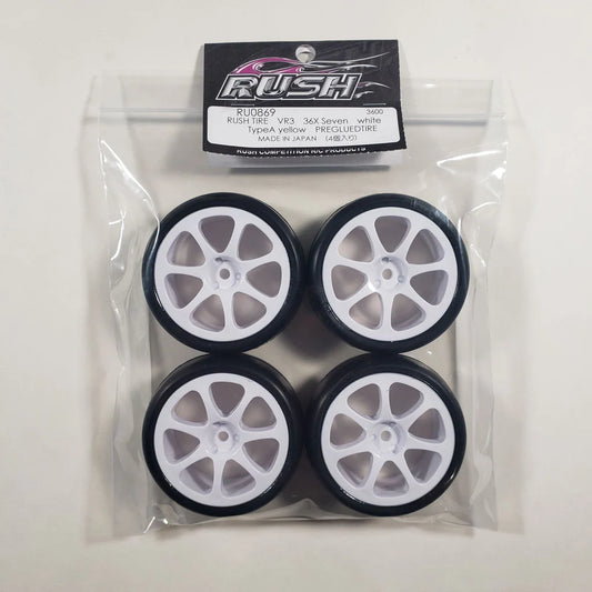 TCS FINALS Control Tire Race SET (marked) GT1 GT2 GT Pro Spec and GTE Rush 36x RU0869a