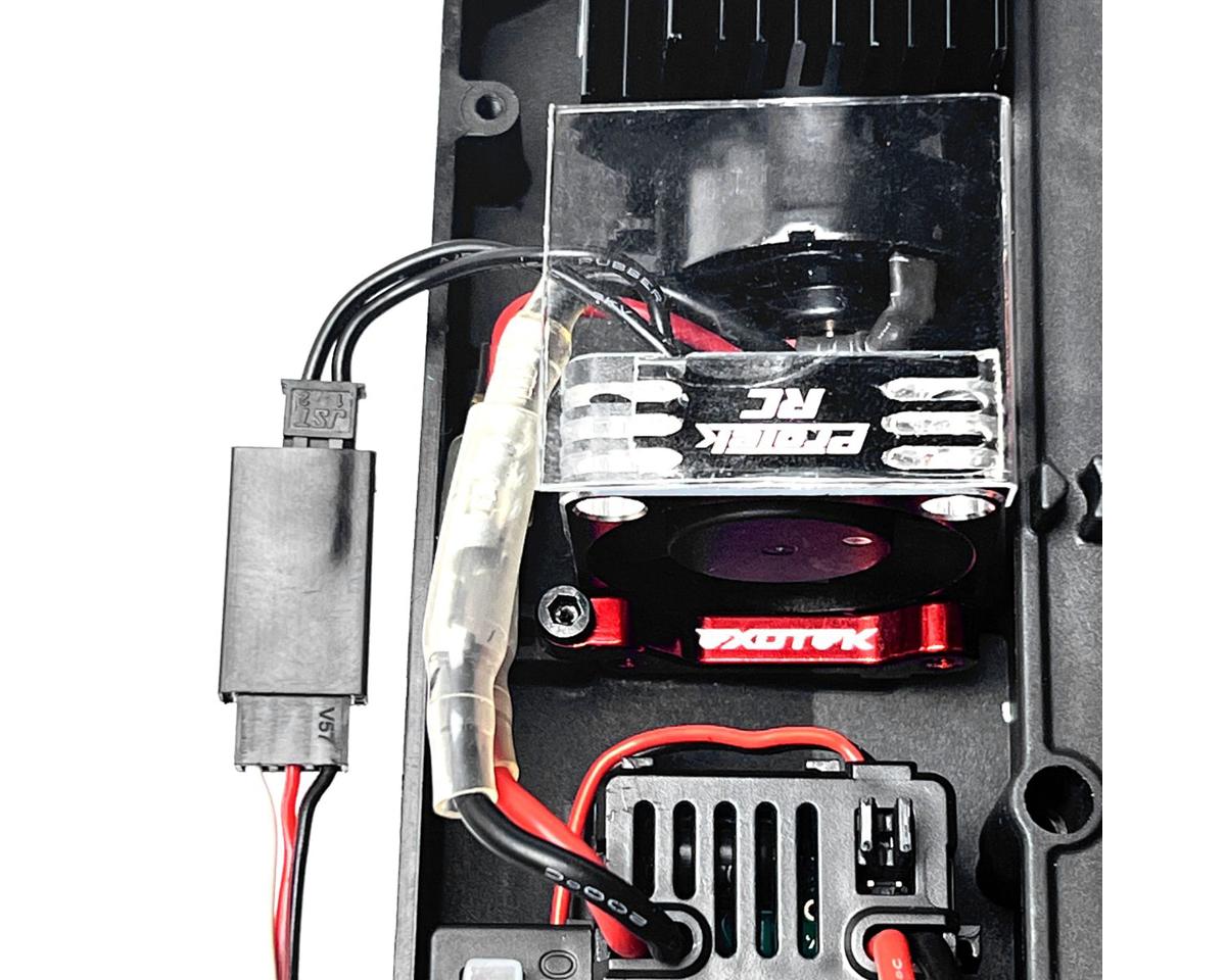 Exotek Aluminum 30mm Fan Mount For Losi NASCAR (Red)