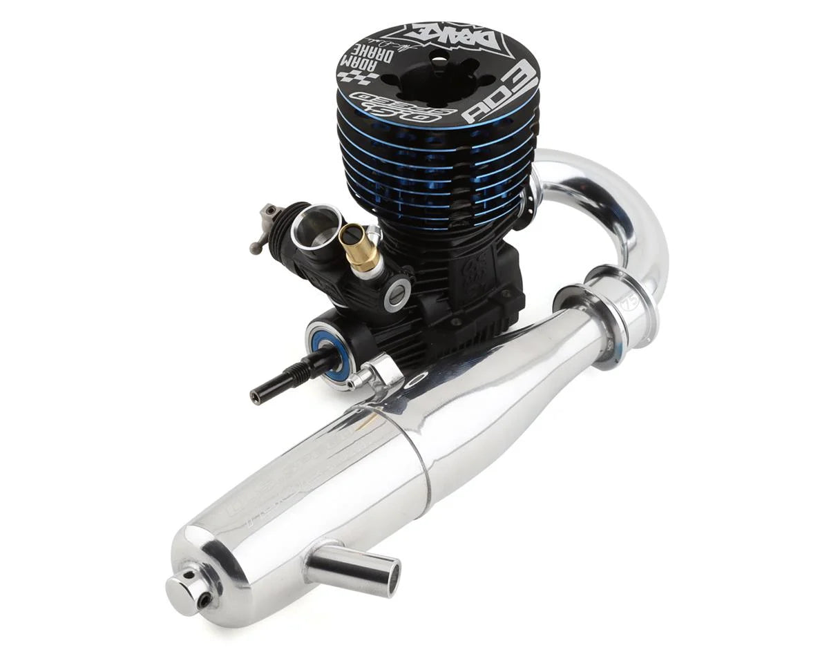 O.S. Speed Adam Drake 3 (AD3) Engine/75mm Header/TB02-2090SC Pipe Combo Set OSMG1CJ01-1
