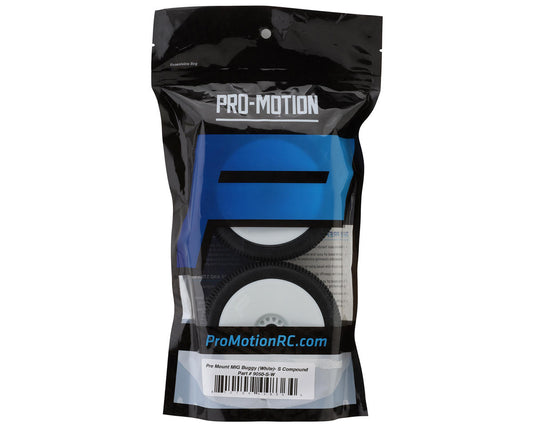 Pro-Motion Mig White Pre Mount buggy tire Pair  PMT9050-S-W